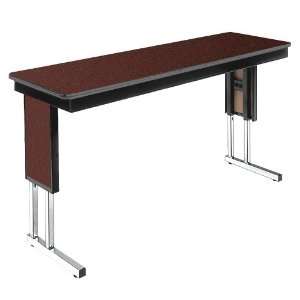   Adjustable Height Folding Leg Seminar Table 72 x 18 Home & Kitchen