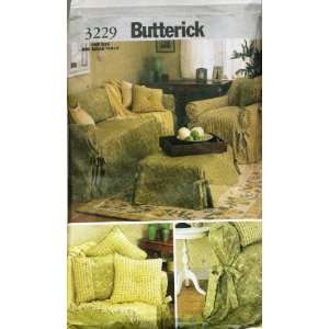  BUTTERICK WAVERLY Pattern No. 3229 Pillow and Couch Covers 