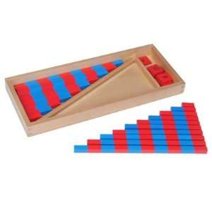   Montessori Small Number Numerical Rods with Number Tiles: Toys & Games