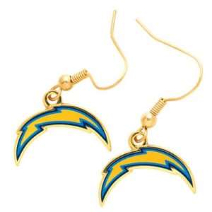  SAN DIEGO CHARGERS OFFICIAL LOGO EARRINGS: Sports 