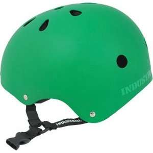  Industrial Flat Kelly Green Skateboard Helmet [Large 
