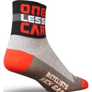  Sockguy Classic Less Cars Socks MULTI COLORED L/XL: Sports 