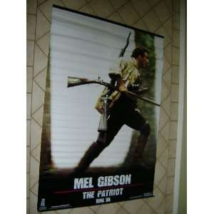   Patriot 2 sided Vinyl Movie Banner Mel Gibson 2000 
