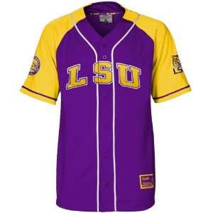    LSU Tigers Purple Grand Slam Baseball Jersey: Sports & Outdoors