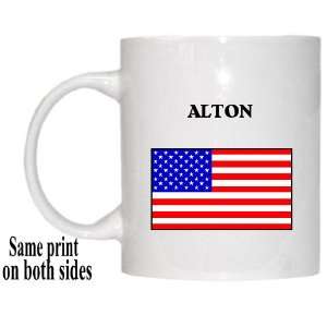  US Flag   Alton, Illinois (IL) Mug 