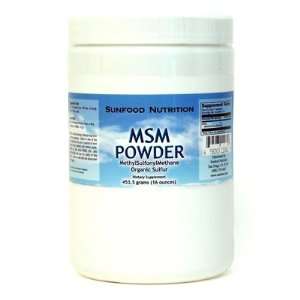  Sunfood MSM Powder   Natural Super Powerful Detoxifier 