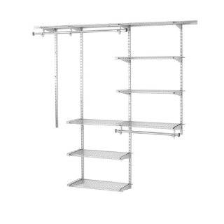Rubbermaid 3H89 Configurations 4 to 8 Foot Deluxe Custom Closet Kit 
