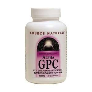  Source Naturals Alpha GPC 300mg 60 caps: Health & Personal 