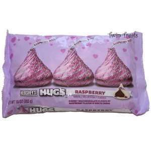 Hersheys Hugs Raspberry Chocolates   2 Bags  Grocery 