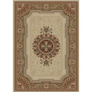  Concord Global Rugs Ankara Collection Chateau Ivory Round 