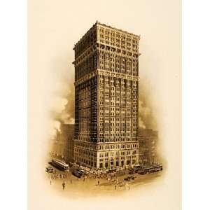  1908 Farmers Bank Building Pittsburgh Skyscraper Print 