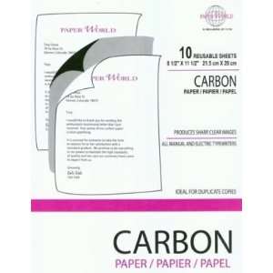  Paper World Carbon Paper Black (6 Pack) Health & Personal 