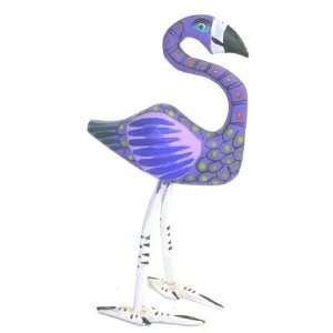  Flamingo 5.75 Inch Oaxacan Wood Carving: Home & Kitchen