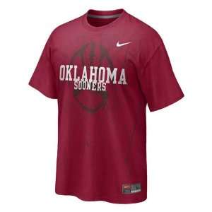    Oklahoma Sooners NCAA Practice T Shirt (Red): Sports & Outdoors