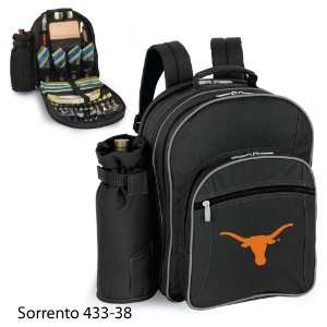  Texas University Austin Printed Sorrento Picnic Backpack Black 