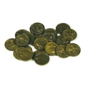    16 Pack LEARNING ADVANTAGE DOLLAR COINS SET OF 50 