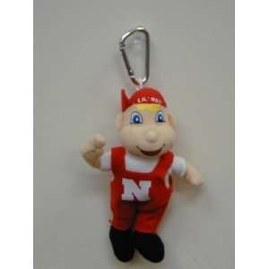  Nebraska Cornhuskers Team Mascot Plush Key Chain/Backpack 