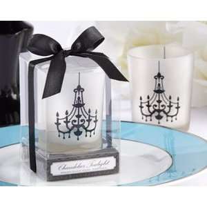  Chandelier   Frosted Glass Tealight Holder: Health 