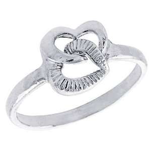 Sterling Silver Wedding & Engagement Ring Ladies Ring For Women ( Size 