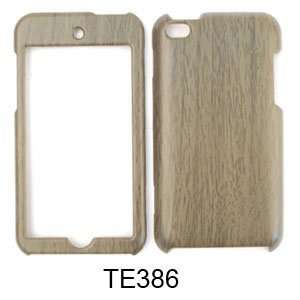  CELL PHONE CASE COVER FOR APPLE IPOD ITOUCH 4 DARK WOOD 