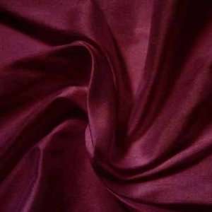  Silk Shantung Fabric Wine