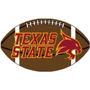  Texas State University Football Rug