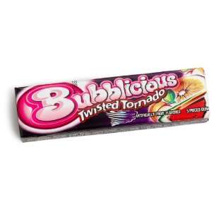 Bubblicious Fruit Twist Bubble Gum, 5 Piece Packages (Pack of 36 