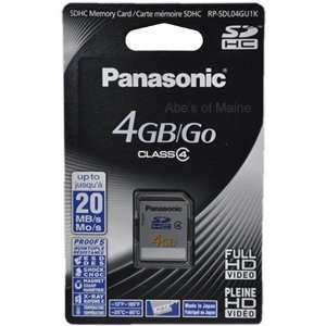  4GB SDHC Class 4 Memory Card