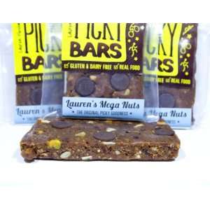  Picky Bars Laurens Mega Nuts   Pack of 5 Health 