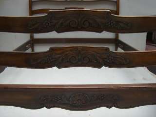 Great antique French country walnut full bed # as/1231  