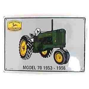  John Deere Tractor Model 70 Tin Sign JD PS30044: Toys 