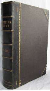 THE REBELLION RECORD, MOORE, CIVIL WAR, VOL V, 1863  