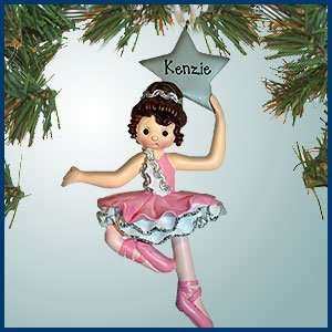  Personalized Christmas Ornaments   Ballerina Girl Holding 