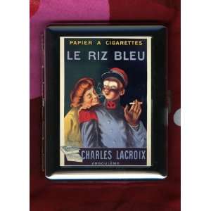  Le Riz Bleu Cappiello Vintage Ad ID CIGARETTE CASE Health 