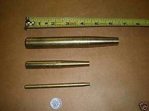 Brass Punches  Set of 3 sizes  