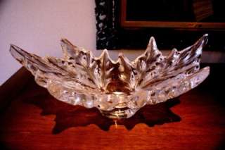 Lalique Champs Elysees Oval Bowl Frosted Clear  