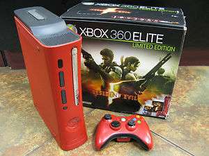 Microsoft Xbox 360 Elite Resident Evil Limited Edition 120 GB Red 