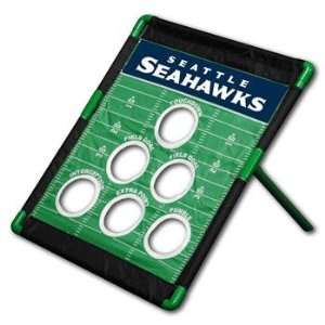 Seattle Seahawks NFL Single Target Bean Bag Football Toss:  