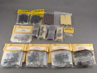 DTD   HO SCALE LOT   14 ALLOY FORMS A LINE METAL TRUCK TRAILER KITS 