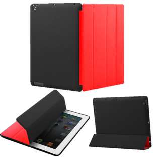 Magnetic Smart Front Cover + Back Case for Apple iPad 2  