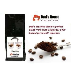   Roast Coffee Espresso Blend, BOLD and SMOOTH, 12 OZ bag, Ground Coffee