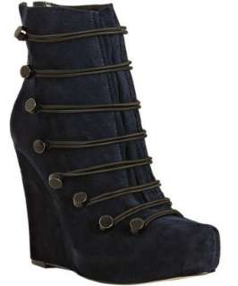 Boutique 9 dark blue suede Radd wedge boots  