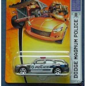  Mattel Matchbox 2006 1:64 Scale Silver Dodge Magnum Police 