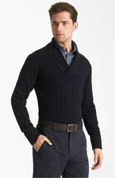 NEW Armani Collezioni Wool Shawl Collar Sweater $325.00