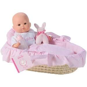  Bebe Do in Moses Basket   14 Bald Baby with Blue Eyes Toys & Games