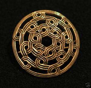 Fibula Brooch Knots BRONZE Viking Medieval Celtic LARP  