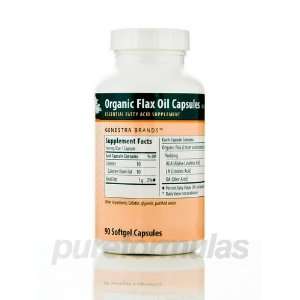  Seroyal Organic Flax Oil Capsules 90 Softgel Capsules 