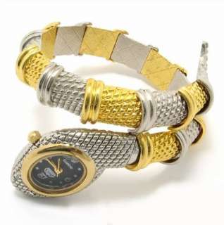 Unique Ladies Women Sinuous Snake Bracelet Bangle Watch  