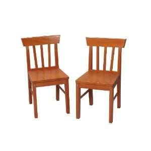  Gift Mark Childrens Set of Two Chairs, Honey: Baby