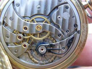 RRR Antique Art Deco IWC Schaffhausen Chronometer gold plated pocket 